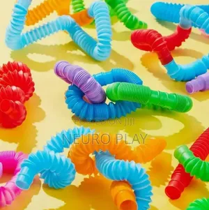 10 PCS Pop Tubes Sensory Toys - Stretchy Fidget Tubes for Kids