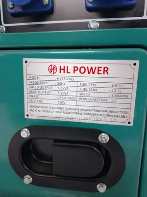 Hl7500ds Silent Diesel Generator