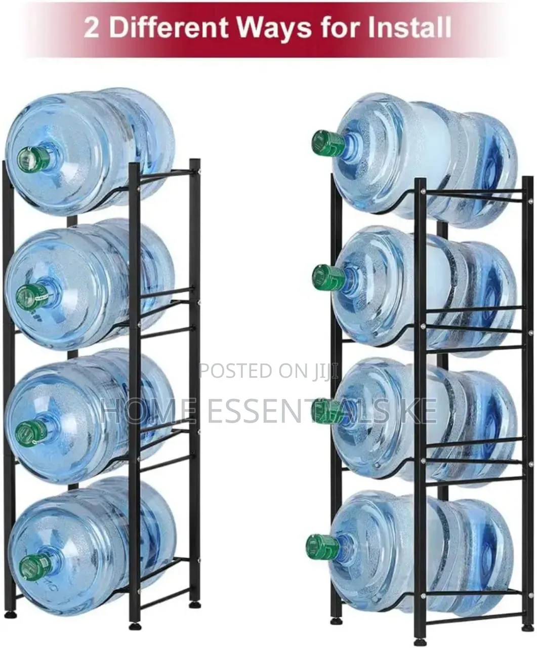 *4 Water Bottle Holder Rack