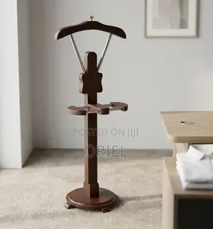 Wooden Mahogany Office Coat Hanger : Coat Stand
