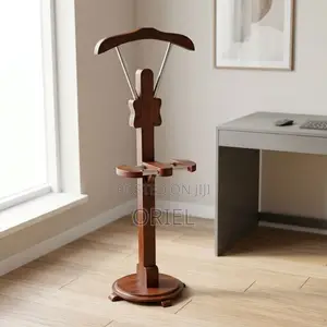 Wooden Mahogany Office Coat Hanger : Coat Stand