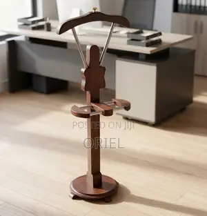 Wooden Mahogany Office Coat Hanger : Coat Stand