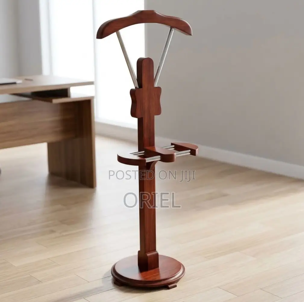 Wooden Mahogany Office Coat Hanger : Coat Stand