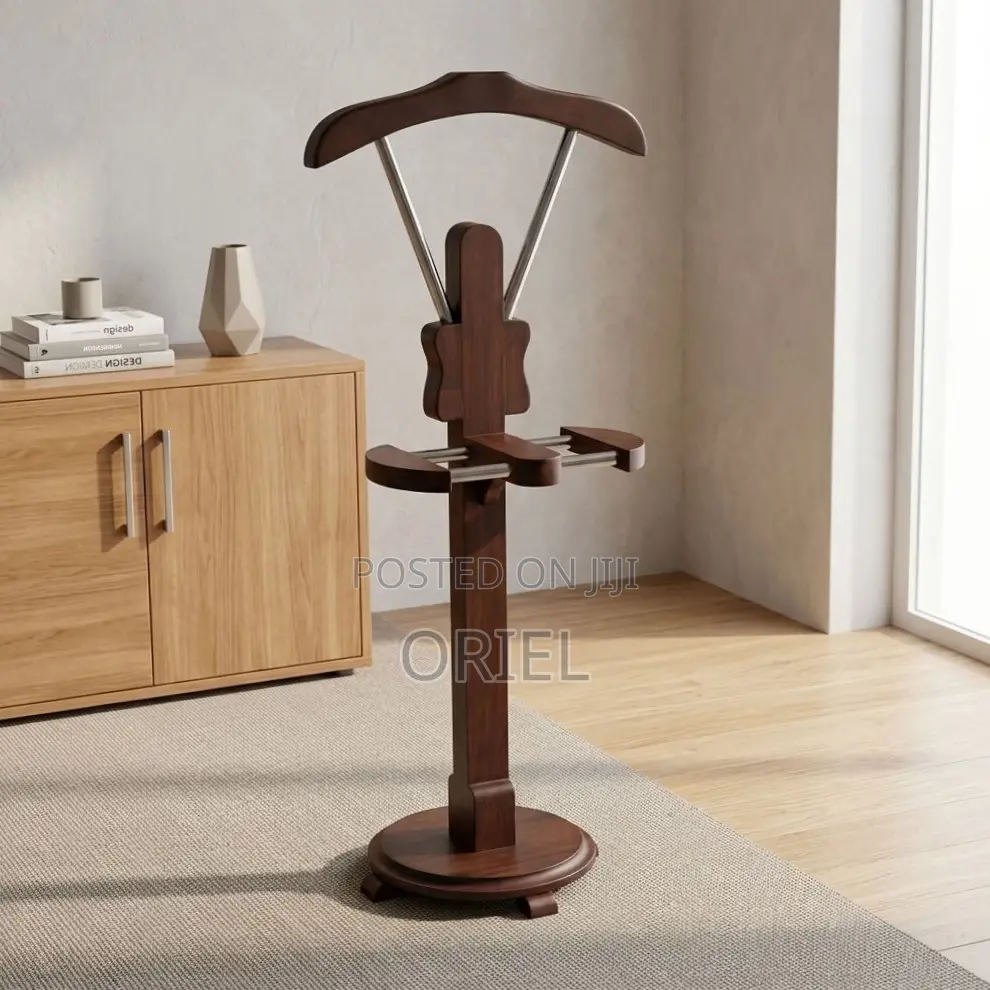 Wooden Mahogany Office Coat Hanger : Coat Stand