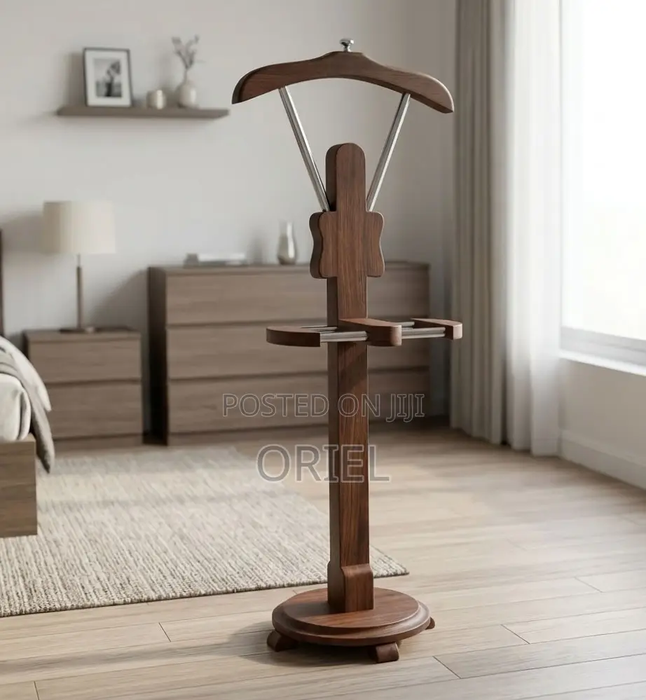 Wooden Mahogany Office Coat Hanger : Coat Stand