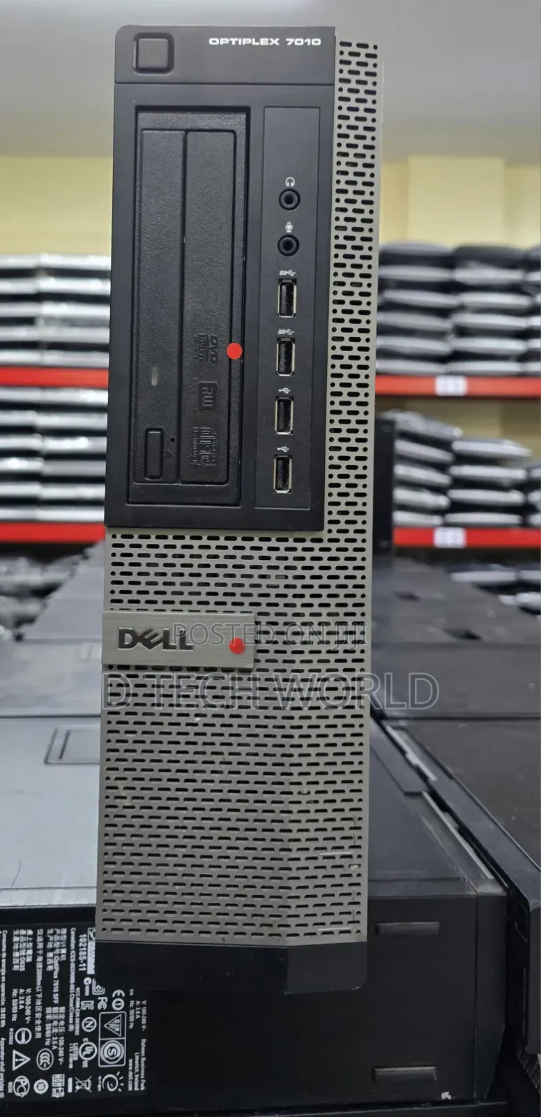 Desktop Computer Dell OptiPlex 7010 4GB Intel Core i5 HDD 500GB