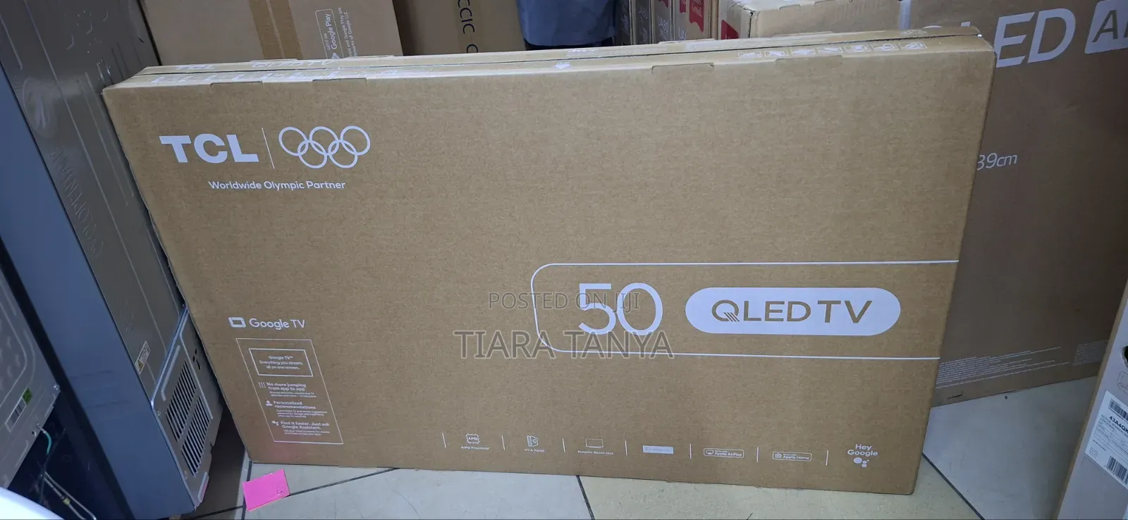 TCL 50t6d 50 Inch Qled Smart TV 2026 120hz VRR Aipq Hdr10+ Memc 2gb+