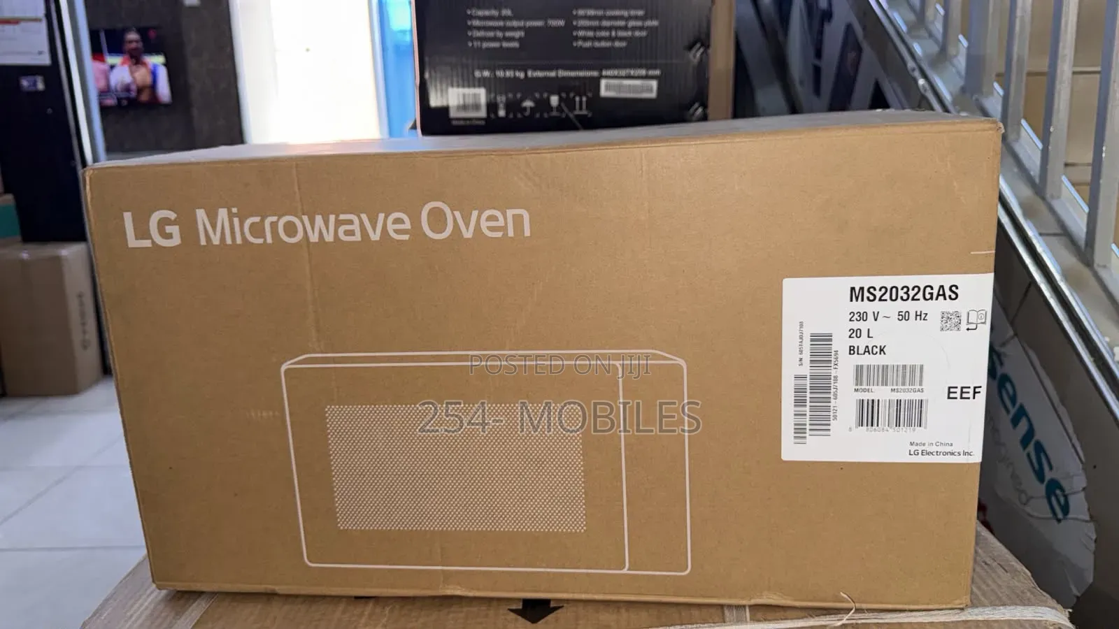 LG 20L MS2032GAS Microwave Oven Neochef – Black