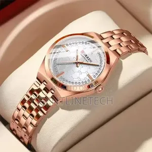 Curren C9096L Rose Gold and White