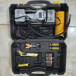 Dual Cylinder 12V Car Air Pump Inflator Car Jump Starter Kit 99800mAh