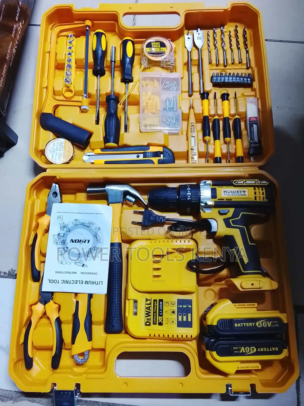 DeWALT Cordless Drill & Home Tool Kit