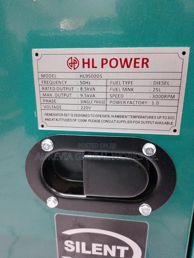 Hl9500ds Diesel Silent Generator - thumbnail 4
