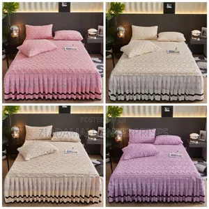 Quality Luxurious Bed Spread 2 Pillow Cases 6by6
