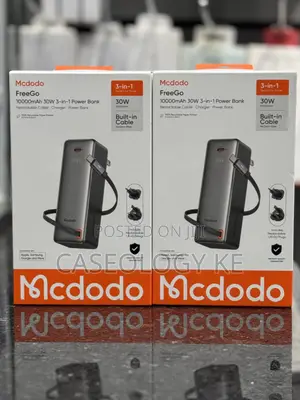McDodo 10,000mAh 30W 3-in-1 Powerbank
