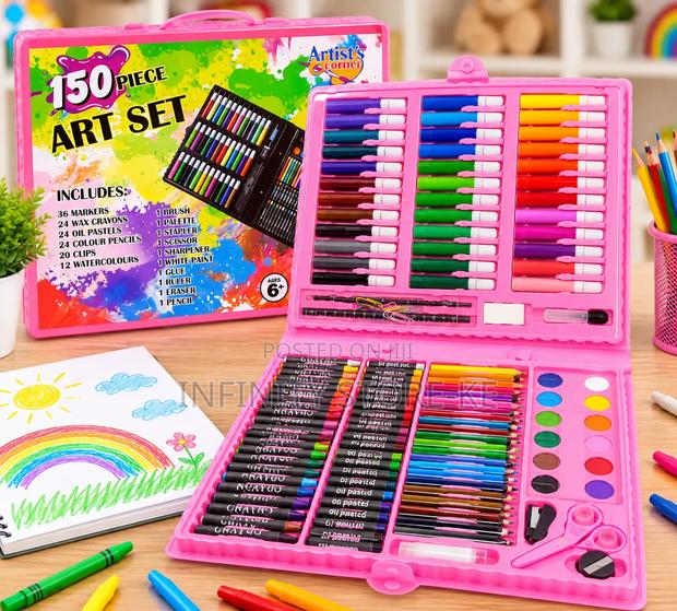 Kids 150Pcs Art and Craft Set Drawing Coloring Painting