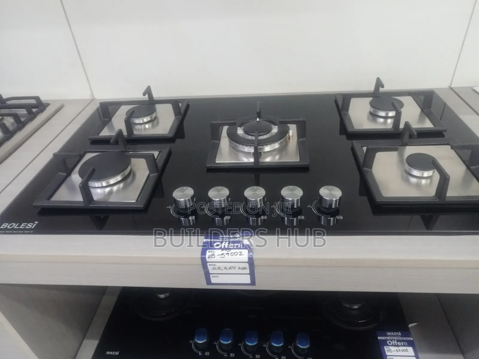 BOLESI 5 Burner Gas Cooker Luxury Kitchen Range
