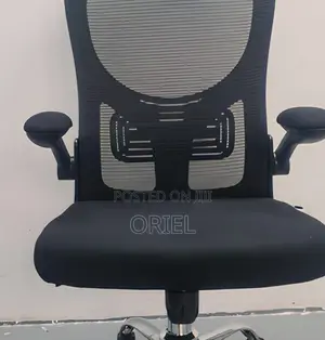 Office Chair : Office Mesh Chair With Flip Arms