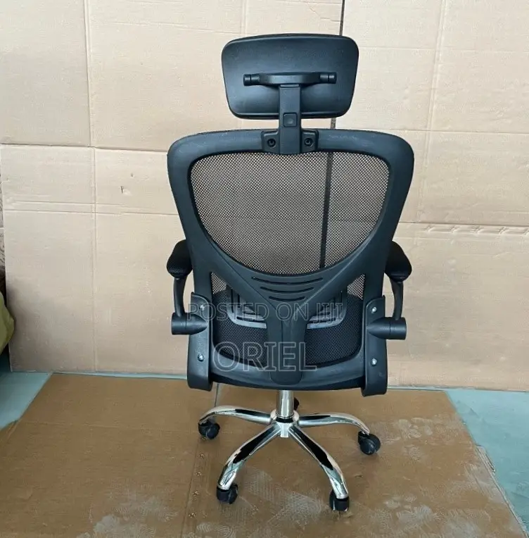 Office Chair : Office Mesh Chair With Flip Arms
