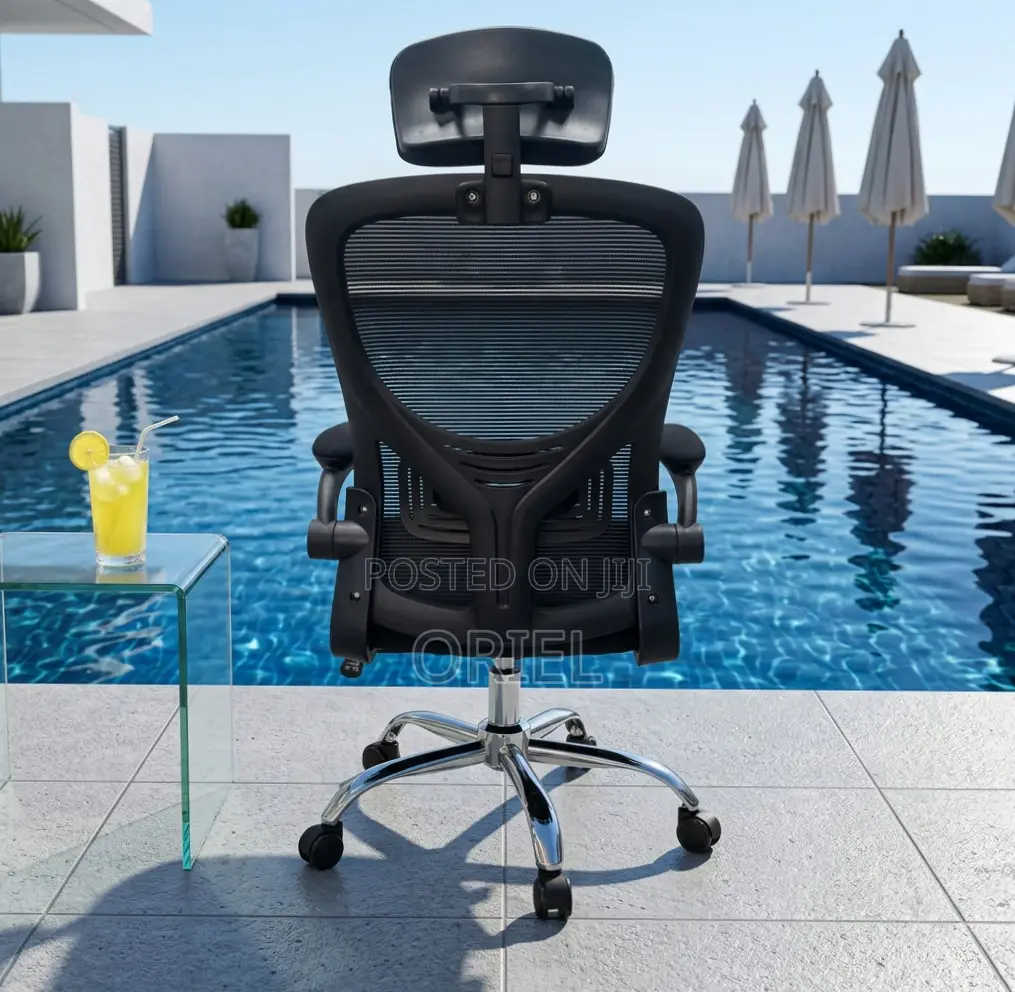 Office Chair : Office Mesh Chair With Flip Arms