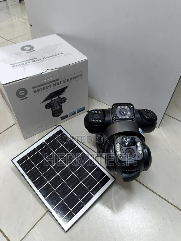 Triple Lens 4G Solar Powered CCTV for Homes and Business Security