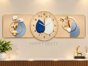 *Modern 3-Piece Wall Clock