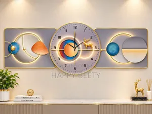 *Modern 3-Piece Wall Clock