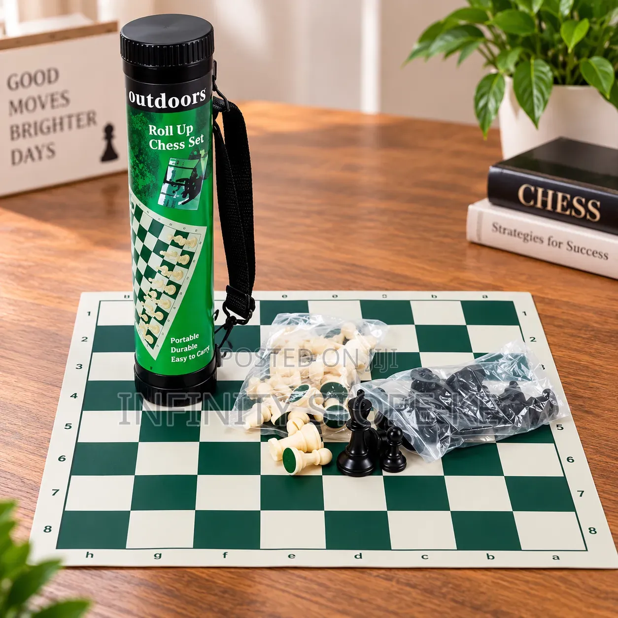 Roll Up Portable Chess Game Set 42*42 Cm