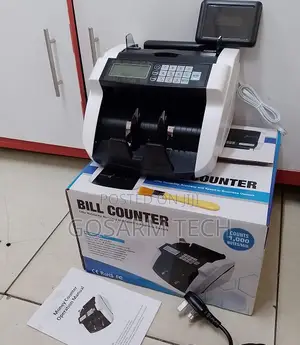 Cash Counting Machine With Fake Note Detector - Reliable Efficiency