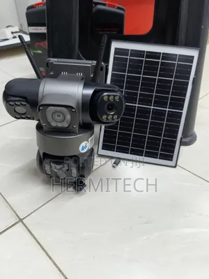 Triple Lens 4G Solar CCTV Camera for Shops and Commercial Premises