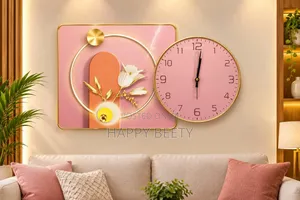 *Elegant Wall Clock Wall Art Set