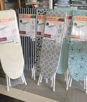 Executive Metallic Ironing Board – Strong Foldable Heavy Duty Iron