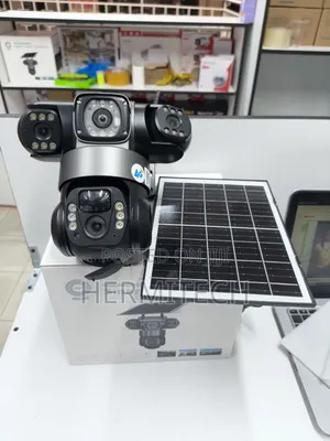 Triple Lens 4G Solar CCTV for Warehouses and Storage Facilities