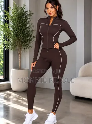 Stretchy Breathable Gym Sets. Good Quality.