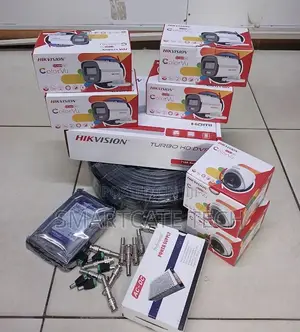 8CH Hikvision ColorVu Full-Color CCTV Kit – 6 Cameras, 1080p HD