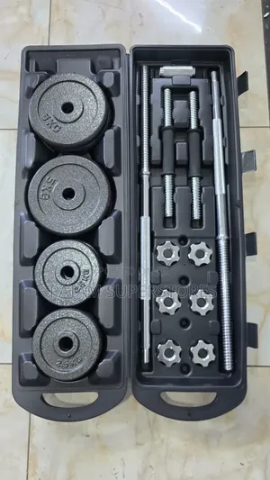 50kg Dumbbell Set With Barbell