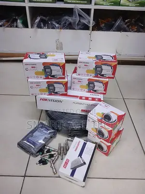 Hikvisio ColorVu6-Camera Security Kit 8 Channel DVR, 1080p 24/7 Color