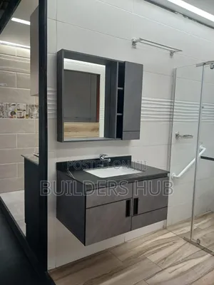 Vanity Cabinet Hand Wash Basin With Mirror