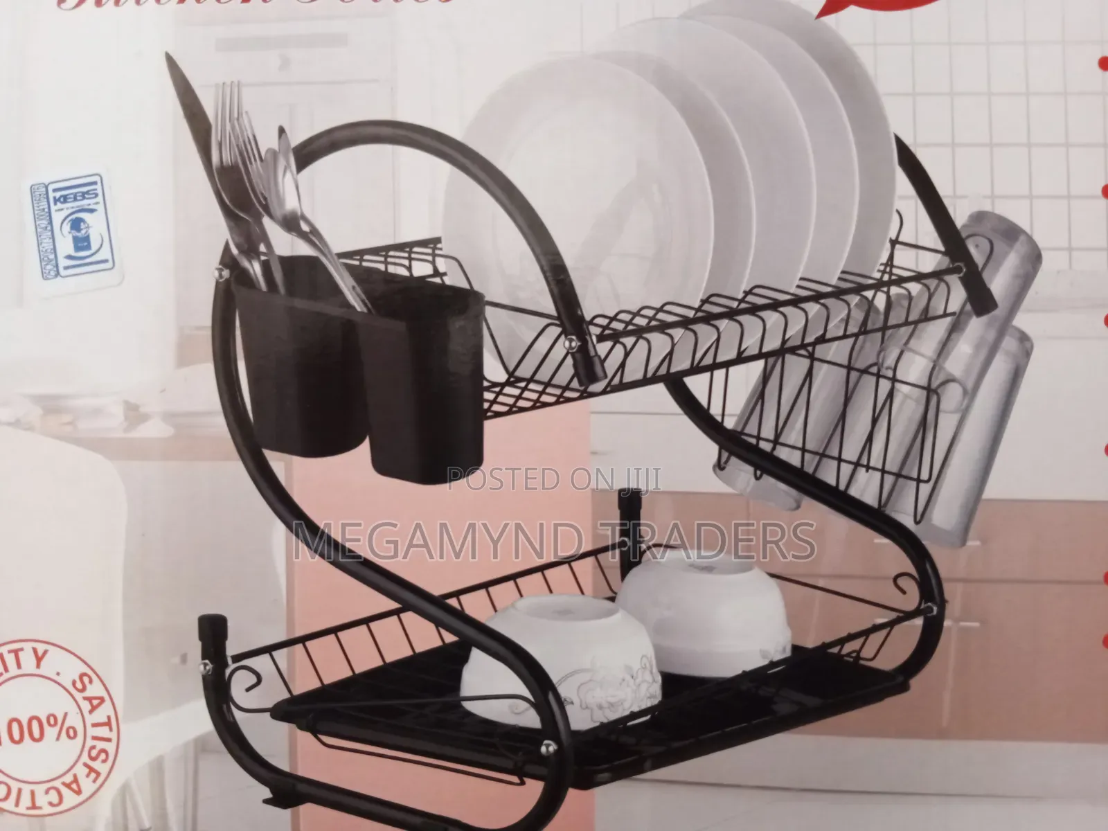 Dish Rack Single / Stainless Steel Dish Rack