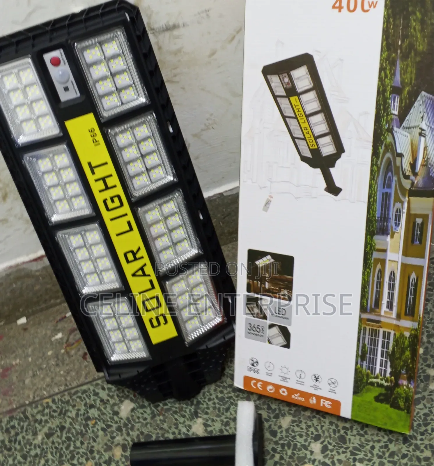 300W All-in-One Solar Street Light With Motion Sensor