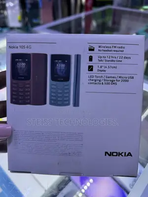 New Nokia 105 Black