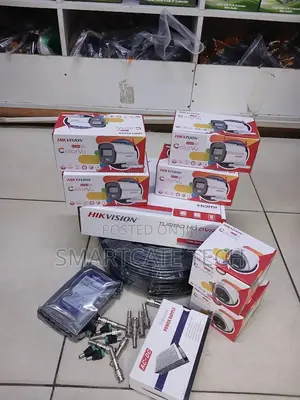 Hikvision ColorVu 1080p CCTV System – 8CH DVR + 6 Cameras, 24/7 Color