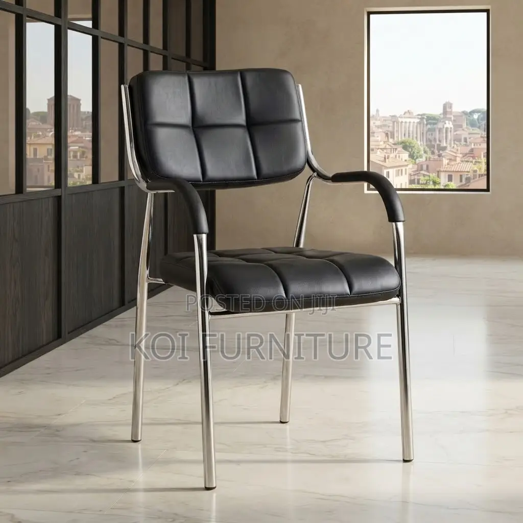 Office Chairs; Reception Office Leather Modern Chairs