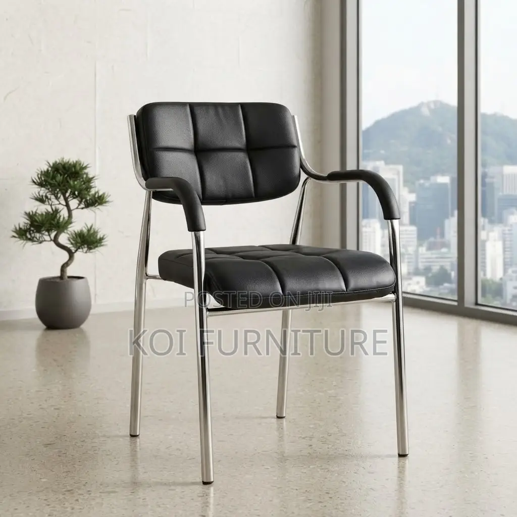 Office Chairs; Reception Office Leather Modern Chairs