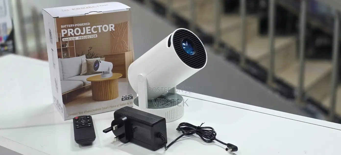 HY300 Rechargeable Portable Mini Projector,Built-in Battery,Android OS