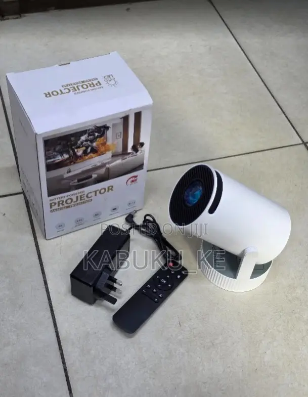 Rechargeable Mini Portable Projector With Android 13 Wifi+bluetooth