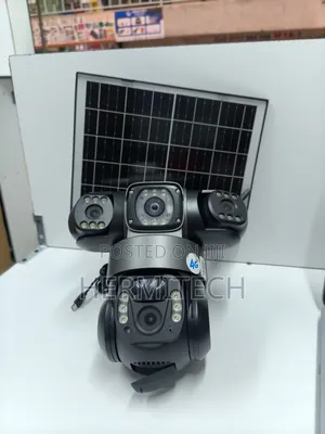 4G Solar Triple Lens CCTV Camera for Remote Monitoring