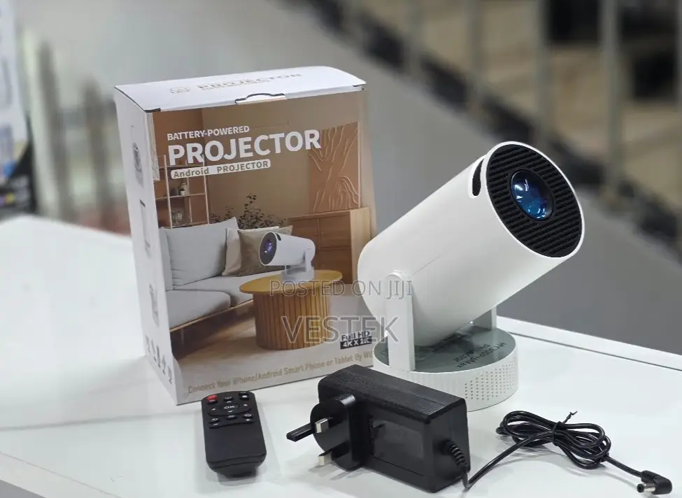 HY300 Battery Powered Smart Mini Projector Portable Android Support