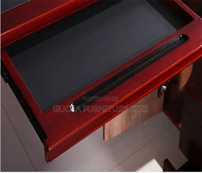 1.6M Executive Mahogany Office Desk
