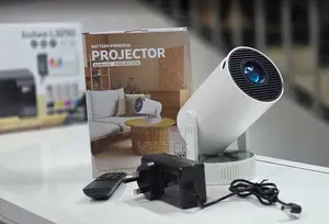 HY300 Rechargeable Mini Android Projector Wireless Support Outdoor