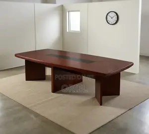 Office Table : 3M Mahogany Corporate Meeting Table